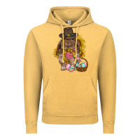 Vintage Mustard Western Rabbit with sunflowers Easter Day Vintage Hoodie - HowdyJamesFarm