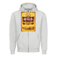 Dove Grey kessler vintage Zipper Hoodie - lanVoArt