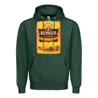 Sports Green kessler vintage Zipper Hoodie - lanVoArt
