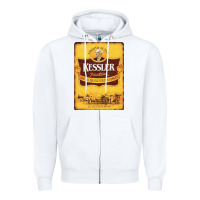 White kessler vintage Zipper Hoodie - lanVoArt