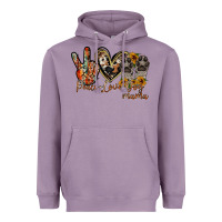 Lavender peace love dog mama Heavyweight Hoodie - RacoonDesign
