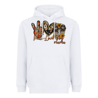 White peace love dog mama Heavyweight Hoodie - RacoonDesign