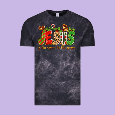 Jesus Is The Reason For The Season Vintage Tee Designed By Texasbilliewilder