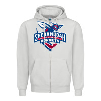 Dove Grey Shenandoah University Hornets Zipper Hoodie - lanVoArt