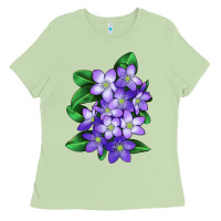 Matcha Mayflower Plant Illustrations Ladies Tee - LillyAllenDesigns