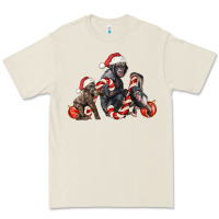 Bone christmas chimpanzee and gorilla Premium Tee - LillyAllenDesigns