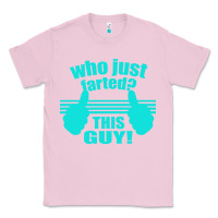 Bubblegum Pink Who Just Farted This Guy Classic Tee - Bettercallsaul