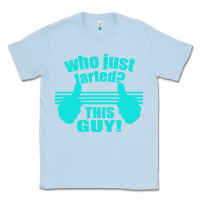 Dusty Blue Who Just Farted This Guy Classic Tee - Bettercallsaul