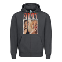 Smoke sydney sweeney Zipper Hoodie - lanVoArt