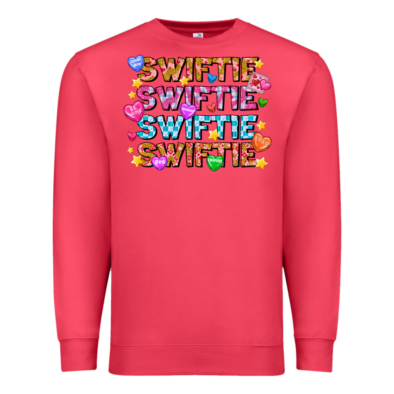 Swiftie Swiftie Valentines Premium Sweatshirt by CowhideDigitalArt | Teevron