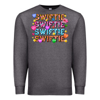 Charcoal Heather Swiftie Swiftie Valentines Premium Sweatshirt - CowhideDigitalArt