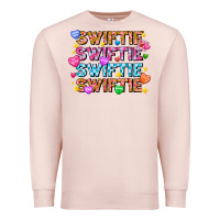 Pale Pink Swiftie Swiftie Valentines Premium Sweatshirt - CowhideDigitalArt