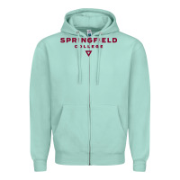 Seafoam springfield college Zipper Hoodie - lanVoArt