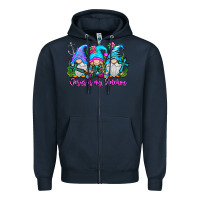 Navy Jesus Is My Anchor Zipper Hoodie - CowhideDigitalArt