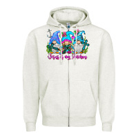 Oatmeal Heather Jesus Is My Anchor Zipper Hoodie - CowhideDigitalArt