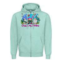 Seafoam Jesus Is My Anchor Zipper Hoodie - CowhideDigitalArt