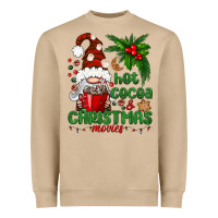 Mushroom Hot Cocoa And Christmas Movie Heavyweight Sweatshirt - BundleAndBundleShop