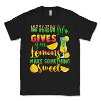 Black when life gives you lemons make something Classic Tee - RanaPortraitStore