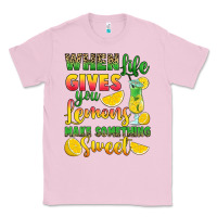 Bubblegum Pink when life gives you lemons make something Classic Tee - RanaPortraitStore