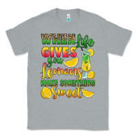 Heather Grey when life gives you lemons make something Classic Tee - RanaPortraitStore