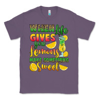 Lavender when life gives you lemons make something Classic Tee - RanaPortraitStore