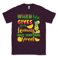 Plum when life gives you lemons make something Classic Tee - RanaPortraitStore