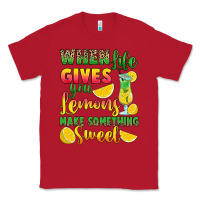 Red when life gives you lemons make something Classic Tee - RanaPortraitStore