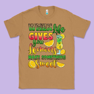 When Life Gives You Lemons Make Something Classic Tee Designed By Ranaportraitstore