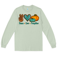 Matcha peace love pumpkins Long Sleeve Tee - Jasminsmagicworld