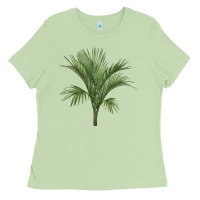 Matcha Botanical Majesty Palm Illustrations Ladies Tee - LillyAllenDesigns