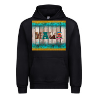Black western turquoise mama Urban Hoodie - BarkalooDesign