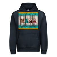 Navy western turquoise mama Urban Hoodie - BarkalooDesign