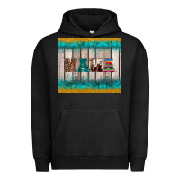 Pigment Black western turquoise mama Urban Hoodie - BarkalooDesign
