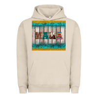Pigment French Oak western turquoise mama Urban Hoodie - BarkalooDesign