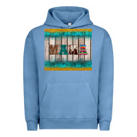 Pigment Pebble Blue western turquoise mama Urban Hoodie - BarkalooDesign