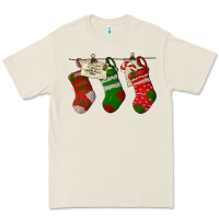 Bone Christmas Socks With Santa Letter Premium Tee - LillyAllenDesigns