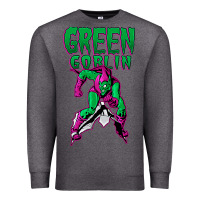 Charcoal Heather green goblin Premium Sweatshirt - lanVoArt