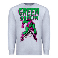 Heather Grey green goblin Premium Sweatshirt - lanVoArt
