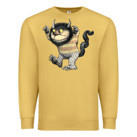 Antique Gold where the wild things are carol Premium Sweatshirt - lanVoArt