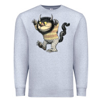 Heather Grey where the wild things are carol Premium Sweatshirt - lanVoArt