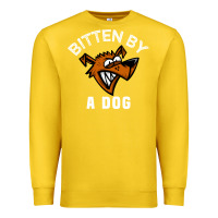 Lemon bitten by a dog angry dog bite funny gift Premium Sweatshirt - lanVoArt