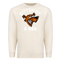 Sandshell bitten by a dog angry dog bite funny gift Premium Sweatshirt - lanVoArt