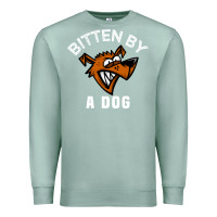 Seafoam bitten by a dog angry dog bite funny gift Premium Sweatshirt - lanVoArt