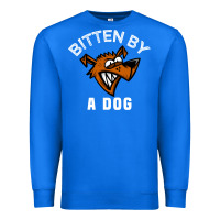 True Royal bitten by a dog angry dog bite funny gift Premium Sweatshirt - lanVoArt