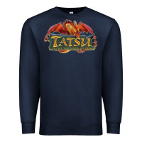 Navy tatsu six flags magic mountain Premium Sweatshirt - lanVoArt