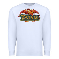White tatsu six flags magic mountain Premium Sweatshirt - lanVoArt