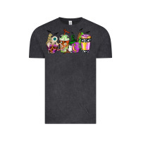 Vintage Black Halloween coffee cups Vintage Tee - NancyCooperArtShop