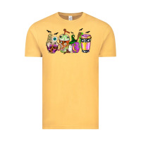 Vintage Mustard Halloween coffee cups Vintage Tee - NancyCooperArtShop