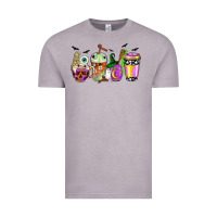 Vintage Zinc Halloween coffee cups Vintage Tee - NancyCooperArtShop