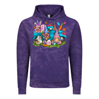 Cloud Purple Easter gnomies with truck Easter Day Vintage Hoodie - HowdyJamesFarm